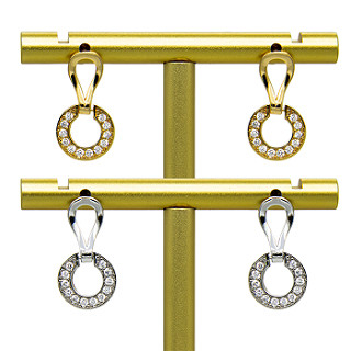316 Stainless Steel Fashion Perhiasan Anting-Anting Emas Sekrup Kembali Tindik Telinga Anting Pejantan