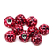 Beberapa Warna Vertikal Labret Piercing Jewelry 16 Gauge Shiny Screw Balls