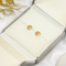 5 Pasang Per Set Perhiasan Anting Emas Kristal Mengkilap 316 Batang Baja Tahan Karat