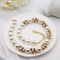 Pearl Moissanite Fashion Jewelry Necklaces Round Hoop Shape Untuk Wanita