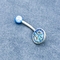 14G 1.6mm Stainless Steel Piercing Perhiasan Belly Button Barbel