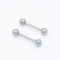 13mm Lurus Barbell Nipple Piercing Jewelry 14G 316 Stainless Steel