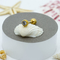 Manik-manik akrilik 4 pcs per set perhiasan tindik cincin lidah 16mm 14G Golden Moon