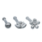Stainless Steel Emas Tindik Hidung Perhiasan Pin Hidung Set India 3 pcs Per Set